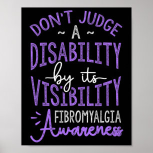 Beoordeel een handicap fibromyalgie bewustzijn poster