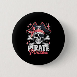 Beoordeel Schattigee Princess Halloween Skull Bow Ronde Button 5,7 Cm