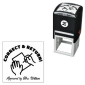 Beoordeling door docenten  zelfinktende stempel (In situ)