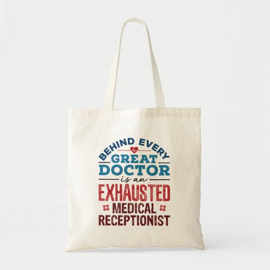 Beoordeling door medisch receptionist tote bag (Voorkant)