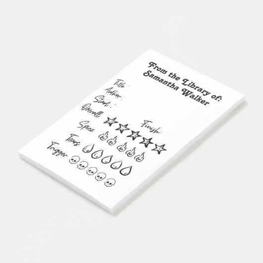 Beoordeling Quick Note Library (Schuin)