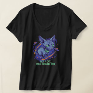 Beoordeling van Alien Sphynx Kat Sci-Fi Humor Kuns T-shirt