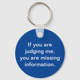 Beoordelings-/ontbrekende informatie sleutelhanger