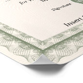 BEOORDELINGSCERTIFICAAT POSTER (Hoek)