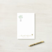 BEORGANIZED TROUWPLANNER Gypsophila Gold Hart Post-it® Notes (Op bureau)