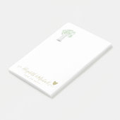 BEORGANIZED TROUWPLANNER Gypsophila Gold Hart Post-it® Notes (Schuin)