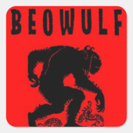 Beowulf - Grendel Vierkante Sticker