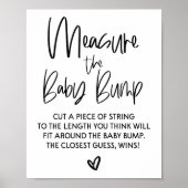 Bepaal het teken van het Spel van het Baby shower  Poster (Voorkant)