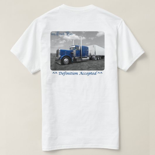 Bepaal Peterbilt 359 T-shirt (Design achterkant)