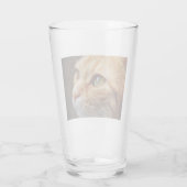Bepaald gezichtsveld van een gemberkat glas (Achterkant)