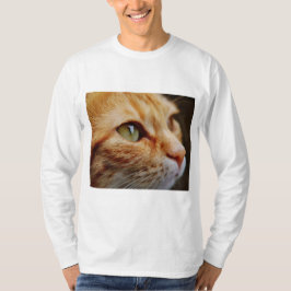 Bepaald gezichtsveld van een gemberkat t-shirt