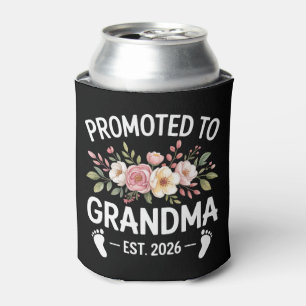Bepaald tot oma 2026 Eerste keer Nana Bloemstuk Blikjeskoeler