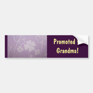 Bepaald tot oma! bumperstickers Lavendel