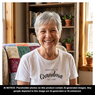 Bepaald tot oma zwangerschapsaankondiging oma cade t-shirt