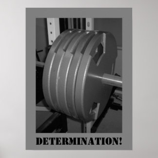 BEPALING! Gewichtsuitoefening Gym-Poster Poster