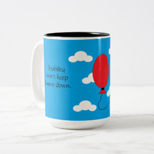 Beperking en vertrouwen: Blauw Tweekleurige Koffiemok