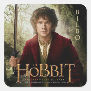 Beperkt bewerkingsprofiel: BILBO BAGGINS™ Vierkante Sticker