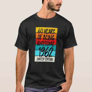 Beperkte editie 1962 T 60 jaar Geweldige T-shirt