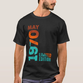 Beperkte Editie 1970 Mei 1970 T-shirt