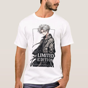 Beperkte Editie Anime Jongen Grunge Techwear Stree T-shirt