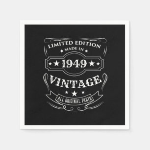 Beperkte editie gemaakt in 1949 Birthday Gift Servet