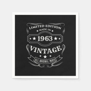 Beperkte editie gemaakt in 1963 Birthday Gift Servet
