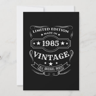 Beperkte editie gemaakt in 1985 Birthday Gift Kaart