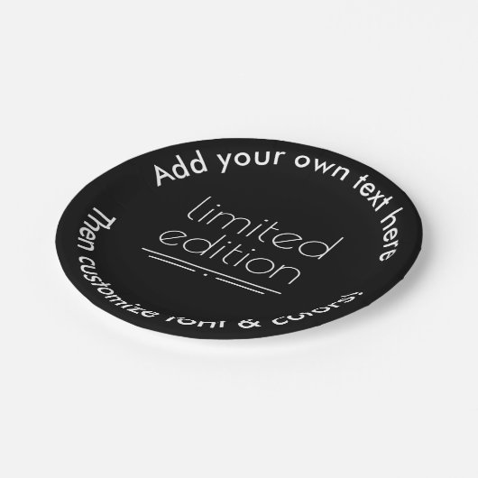 Beperkte editie - U bent een soort Papieren Bordje (Gekanteld)