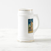 BEPERKTE EDITION  Collectible Stein, Gold Bierpul (Voorkant rechts)