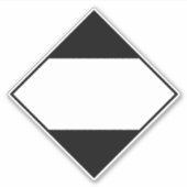 Beperkte hoeveelheid weg en Zee Sticker (Voorkant)