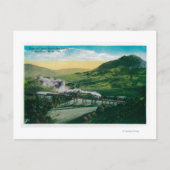 Beperkte spoorweg nabij Hoefijzer Curve Briefkaart (Voorkant)