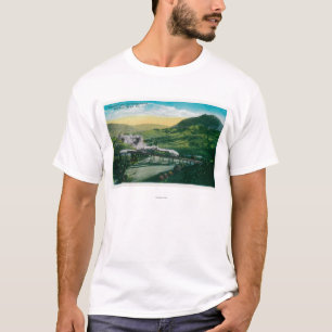 Beperkte spoorweg nabij Hoefijzer Curve T-shirt