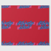 Beperkte uitgave #ThirstyBitch Xmas Wrapping Paper Cadeaupapier (Vlak)