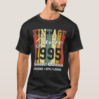  Beperkte Uitgave Verjaardag Decoratie 1 juni T-shirt