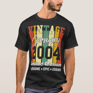 Beperkte Uitgave Verjaardag Versiering Januar T-shirt