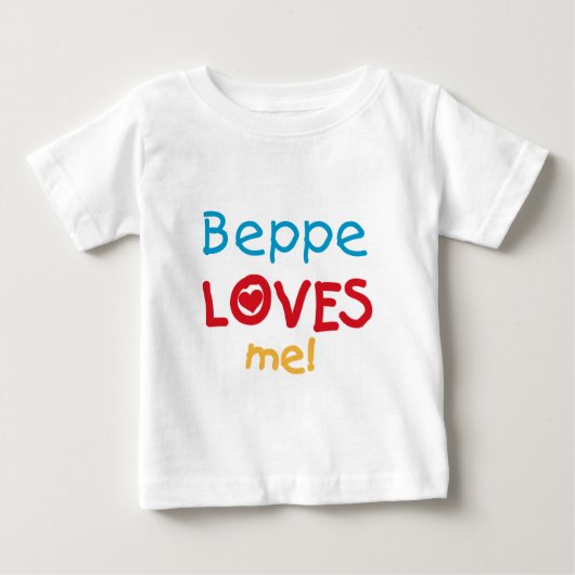 Beppe aime mes t-shirts et cadeaux (Devant)