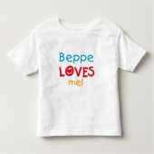 Beppe aime mes t-shirts et cadeaux (Devant)
