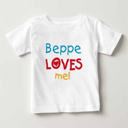 Beppe Loves Me T-shirts en geschenken (Voorkant)