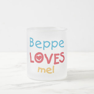 Beppe Loves Me T-shirts en geschenken Matglas Koffiemok