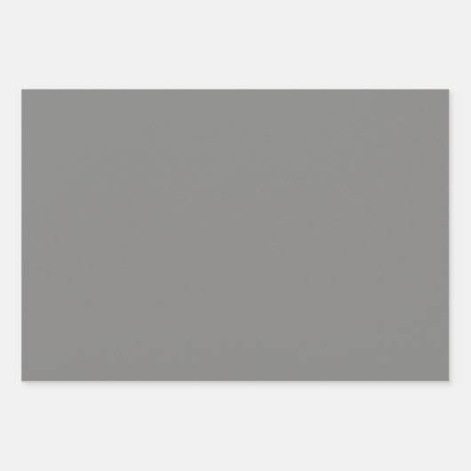 Beproevingsgrijs (vaste kleur) inpakpapier vel (Voorkant)