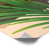 Bequia-eiland in Saint Vincent en de Grenadines Poster (Hoek)