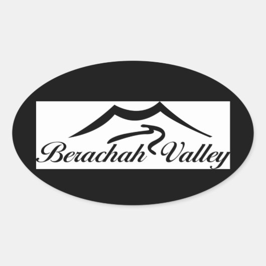 Berachah Valley Oval Sticker (Voorkant)