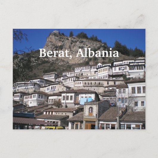 Berat, Albanië Post Kaart (Voorkant)