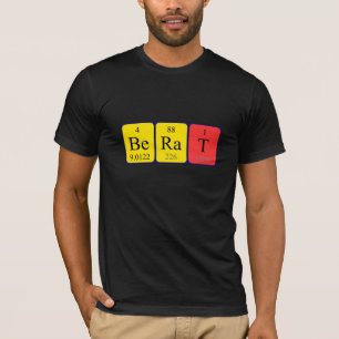 Berat periodiek lijstnaam shirt