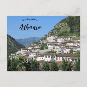 Berat Stad van Duizend Vensters Albanië Briefkaart