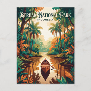 Berbak Nationaal Park Indonesië Briefkaart