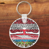Berber Berberisch Österreichisch Österreich Baum Sleutelhanger (Voorkant)
