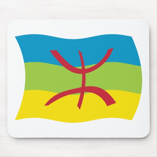 Berber People Flag Mousepad Muismat (Voorkant)