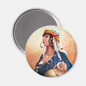 "Berber Vrouw" magneet (Voorkant / Achterkant)