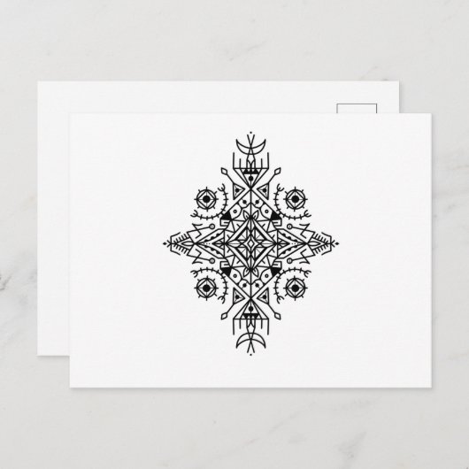 Berbervorm Briefkaart (Voorkant / Achterkant)